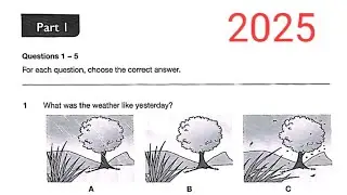 KET - KEY English Test - Listening Test 25- Level A2 - 2025 | Listening Practice with answers