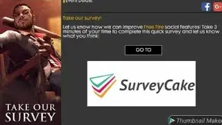 How to answer survey cake event in free fire || Tips and tricks