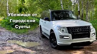 Обкатываем новый Mitsubishi Pajero, готовим шашлыки и наслаждаемся видом