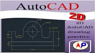 #2 AutoCAD 2D drawing {model 2}. #round #fillet #hindimai