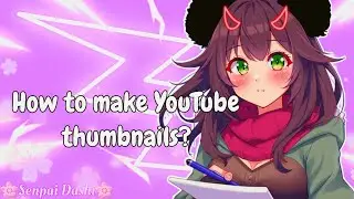 How to make YouTube thumbnails?📍 Part 1)