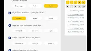 IELTS Vocabulary Test 04