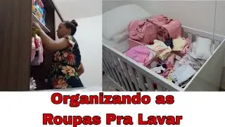 ORGANIZANDO AS ROUPAS DA BEBÊ PRA LAVAR