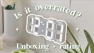 unboxing this really popular clock and rating it! 🪴