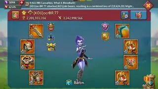 Lords Mobile - KD1, & KD2 Zeroing Player In FURY