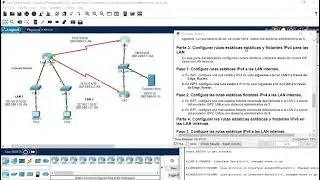 15.6.1 Packet Tracer - Configure IPv4 and IPv6 static and default routes