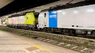 Doppia trazionne di Vectron - Stazione di Trento