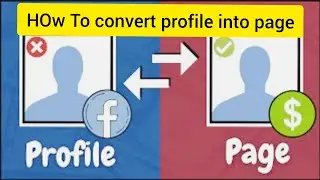 how to convert facebook account to page 2022/convert facebook id to page/facebook profile ko convert