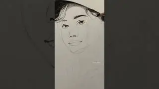 Drawing process of charcoal drawing✨️