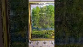 Diamond painting, asmr video,   берёзки наполовину собраны 🌳