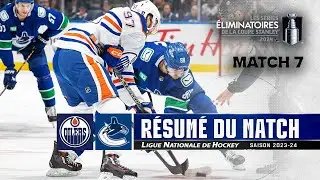 Oilers vs Canucks, R2, Match no 7 | Faits saillants