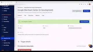 Integrations Hub - Configuring Google Merchant Center
