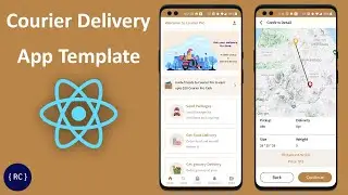 Courier Delivery App React Native Template | Zepto Clone React Native | Swiggy Genie Clone