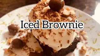 Iced Brownie  | Brownie with Ice Cream | Quick Dessert | Choco Brownie with Vanilla Ice Cream
