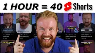 How to MAKE 40 YouTube SHORTS | in 1 Hour Using AI