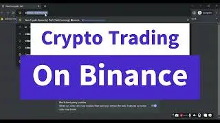 Crypto Trading Tutorial On Binance