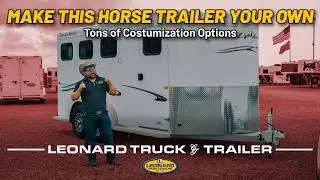 What you get when you add options to the BEST SELLING Horse Trailer!