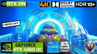DOOM ETERNAL INTRO DOLBY VISION HDR I5 13600K RTX 4060 OC