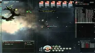 Eve Online - LvL 3 mission solo in drake/mael