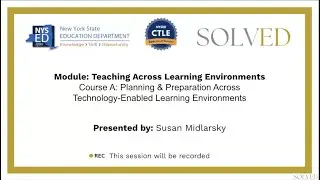 TALE A Planning and Preparation Across Technology-Enabled Learning Environments