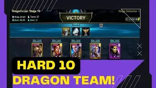 Dragon 10 feels a little easier! My Dragon 10 Hard team! #raidshadowlegends #cvc #raidrpg