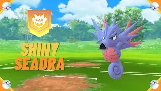A Wild ✨ Shiny Seadra ✨ Appeared! [Pokemon GO Tour: Johto] #shorts