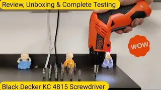 Black Decker KC 4815 Screwdriver | Complete Testing with Explanation 🔥🔥🔥