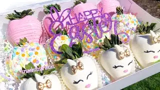 CHOCOLATE COVERED STRAWBERRIES EASTER THEME! HOW MUCH TO SELL THEM FOR?
