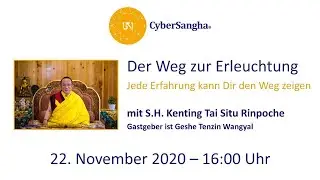 Der Weg zur Erleuchtung mit S.H. Kenting Tai Situ Rinpoche