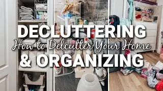 CLEAN UP, DECLUTTER, & ORGANIZE 2025 | DECLUTTERING & ORGANIZING MY SMALL HOUSE | DECLUTTER WITH ME