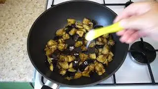 Вкусная закуска из баклажанов  за 10 минут! Супер  рецепт!