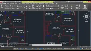 35'X50' 2D plan in AutoCAD/ Detailed Description