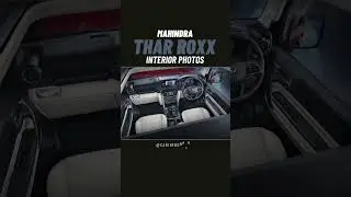 Mahindra Thar Roxx Interior Photos
