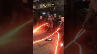 Quand l'Acier Devient Incandescent 😮 #shorts