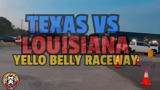 TEXAS VS LOUISIANA RACE WAR AT YELLO BELLY RACEWAY