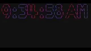 How to make digital clock with gradient color using Python