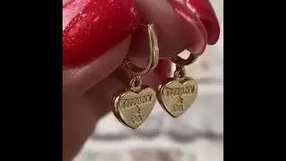 Роскошные золотые серьги