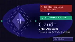 Claude Unity Assistant — Free AI Error Fixer for Unity & VRChat