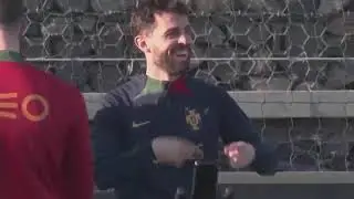 RONALDO BACK TO TRAIN WITH PORTUGAL NATIONAL TEAM