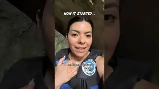How it started vs how it’s going👀 #cenotes #overcomingfear  #howitstartedvshowitsgoing
