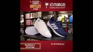 2 pares Adidas Masc: Runfalcon e Advantage F36201 EE7685 de R$ 509,98 por R$ 311,98 os dois pares.