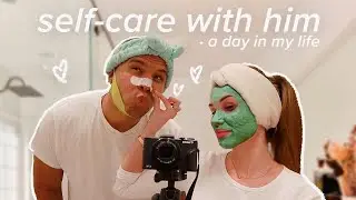 self care day with my boyfriend (life update, new hair, breakfast date, skincare routine)