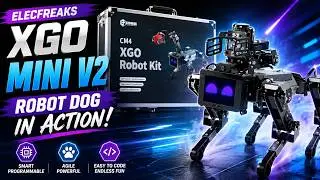The ELECFREAKS XGO Mini V2 Robot Dog in Action!