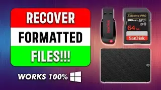 How to Recover Files from Formatted Hard Drive in Windows 11/10, Restore Deleted Files from PC