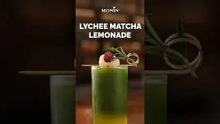 MONIN How-To: Lychee Matcha Lemonade