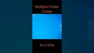 Multiple folder create.. #ars_technical #windows #computer #viralshort