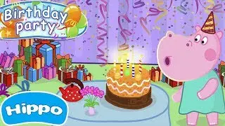 Гиппо 🌼 День Рождения: Вечеринка Папы Гиппо 🌼 Мультик игра для детей (Hippo)