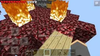 Minecraft PE SkyWars: Они сами слились.
