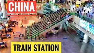 HUGE train station in China | Nanjing Shanghai