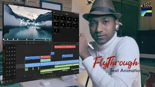 FlyThrough Text Reveal Transition LumaFusion tutorial with free Preset by switch to i
